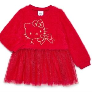 Hello Kitty Red Fuzzy Dress, Wedding
